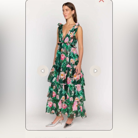 Christy Lynn Alexa Floral Dress in Camellia Garden $750 sz XS - Picture 6 of 7